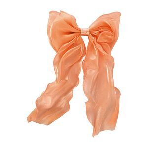 Fashion Cute Bow Hair Pins Hairdo Pins Orange
